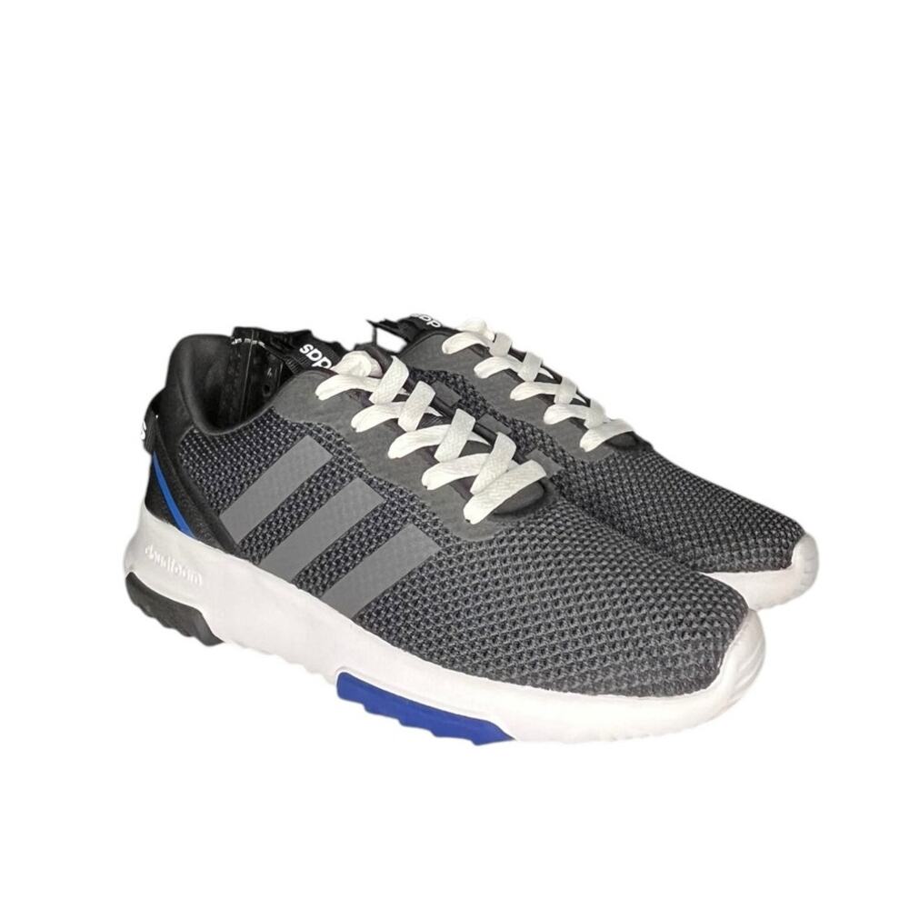 Adidas RACER TR 2.0 Kids' Shoes Sneakers Size 6 Blue White - Picture 3 of 6